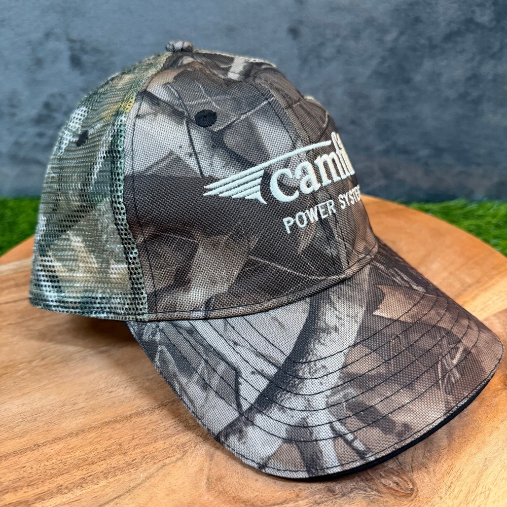 Camfil Power Systems Camo Trucker Hat Mens Mesh Back Adjustable Camouflage Cap